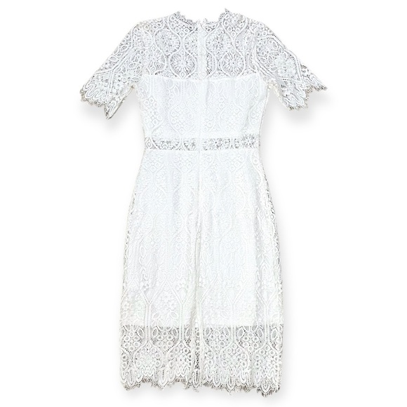 Lulu’s Remarkable White Lace Dress - Small - Picture 4 of 16